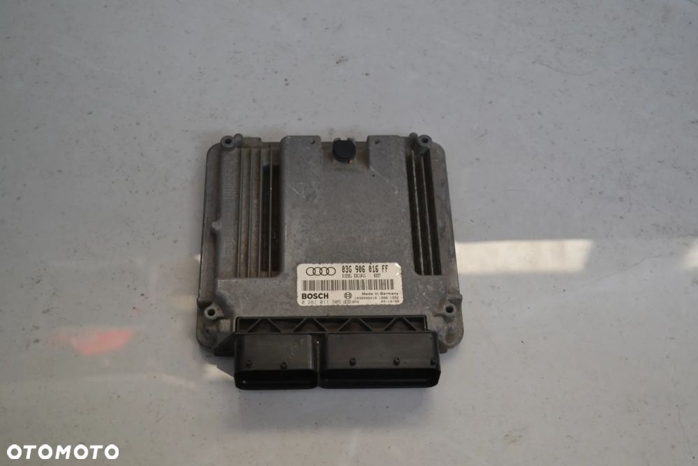VW AUDI SEAT SKODA 2,0 TDI KOMPUTER STEROWNIK SILNIKA 03G906016FF 0281011905 - 1