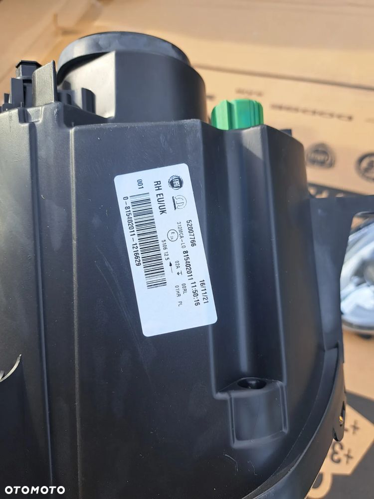 światło do jazdy dziennej prawe lewe Fiat 500 lift 52007766 52007767 Halogen lewy prawy Fiat 500 Lift światła do jazdy dziennej - 5