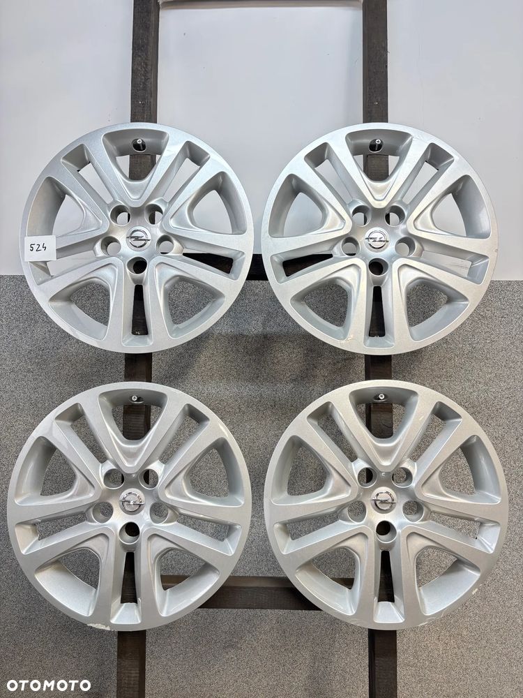 4 Kołpaki Opel Astra J, K, 5x105 16" Strukturalne, NR 13409779 AAMV - 1
