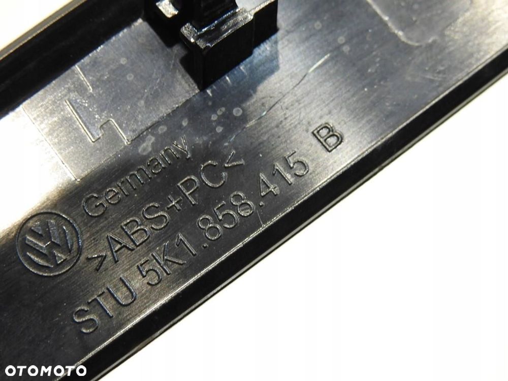 LISTWA OZDOBNA KONSOLI PRAWA VW GOLF VI 5K1858415B - 5