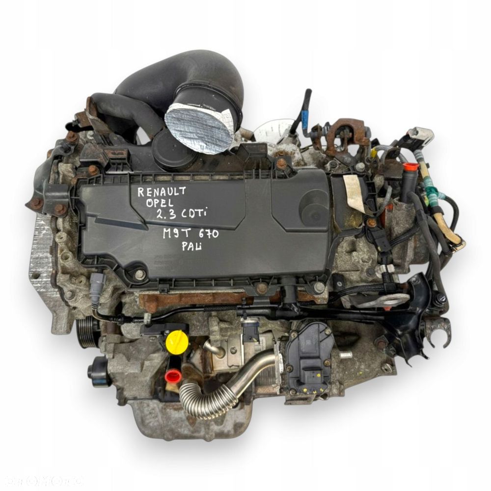 SILNIK M9T670 Renault Master III Opel Movano B 2.3 DCI 101KM diesel komplet - 15