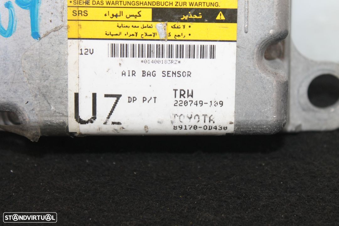 Centralina de Airbag Toyota Yaris de 2009 - 2
