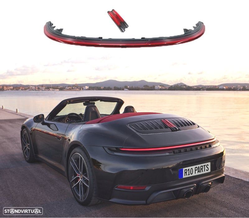 LUZ DE POSIÇÃO TRASEIRA LED PORSCHE 911 CARRERA 992 19-23 COM LUZ DE TRAVAGEM - 1