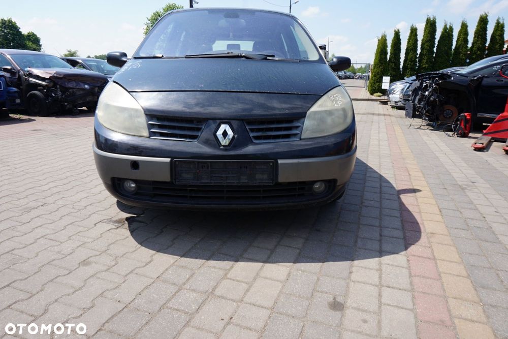 MASKA ZDERZAK BŁOTNIKI LAMPY SCENIC II PH1 NV676  RENAULT 2004-2006 CZARNY PRZÓD KOMPLETNY - 14