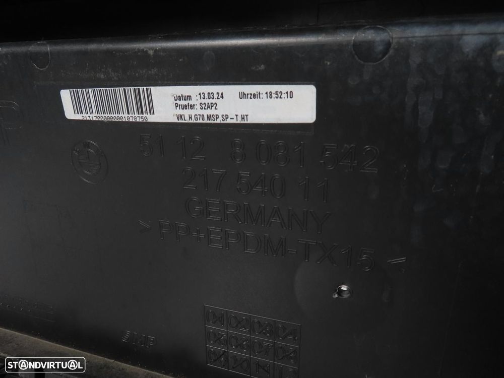 Parachoques Pack M Traseiro Usado / Original BMW 7 (G70) 51125A3DA93/8081542 - 14