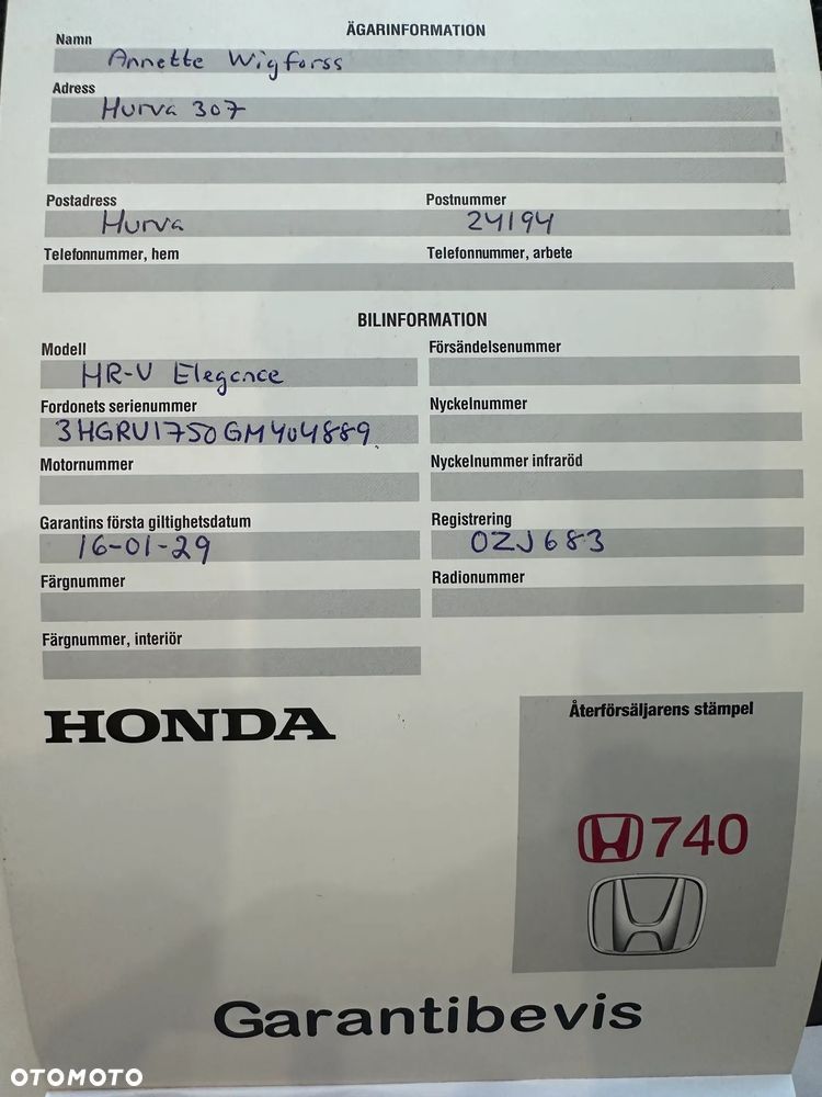 Honda HR-V 1.5 i-VTEC Elegance - 34