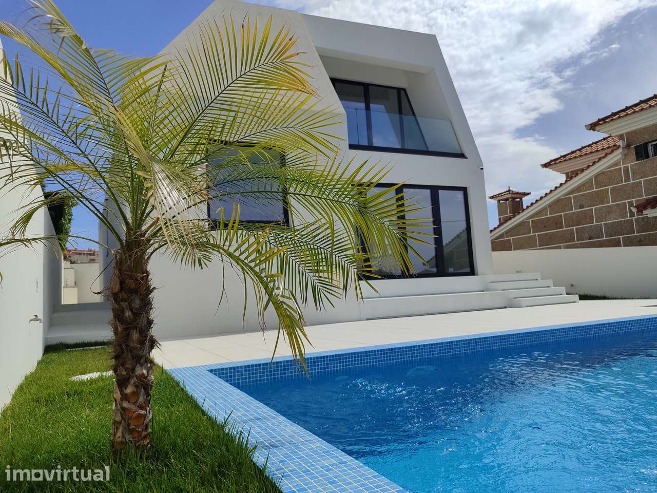 Villa T3+1, 3 min praia, vista mar, piscina. Venda direta proprietário - Grande imagem: 5/50