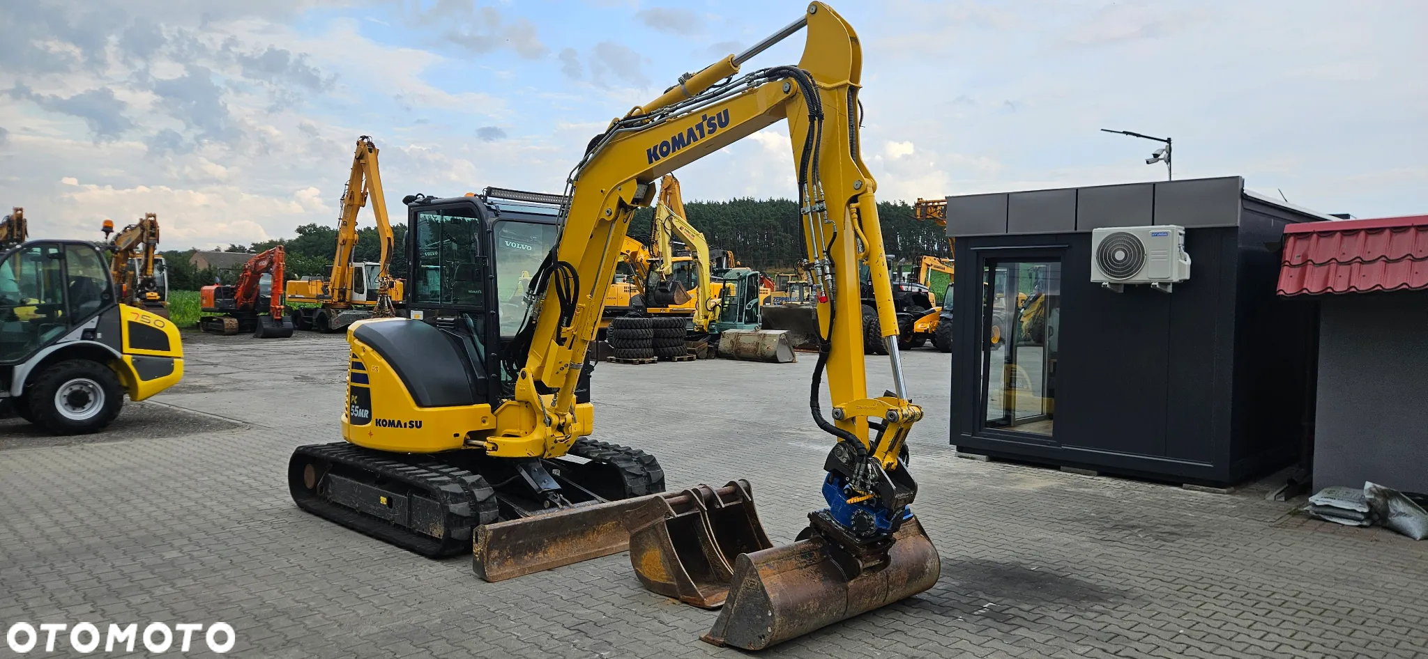 Komatsu PC55MR-5EO Rototilt! 2800Mtg! 3 łyżki! Sprowadzona! - 7