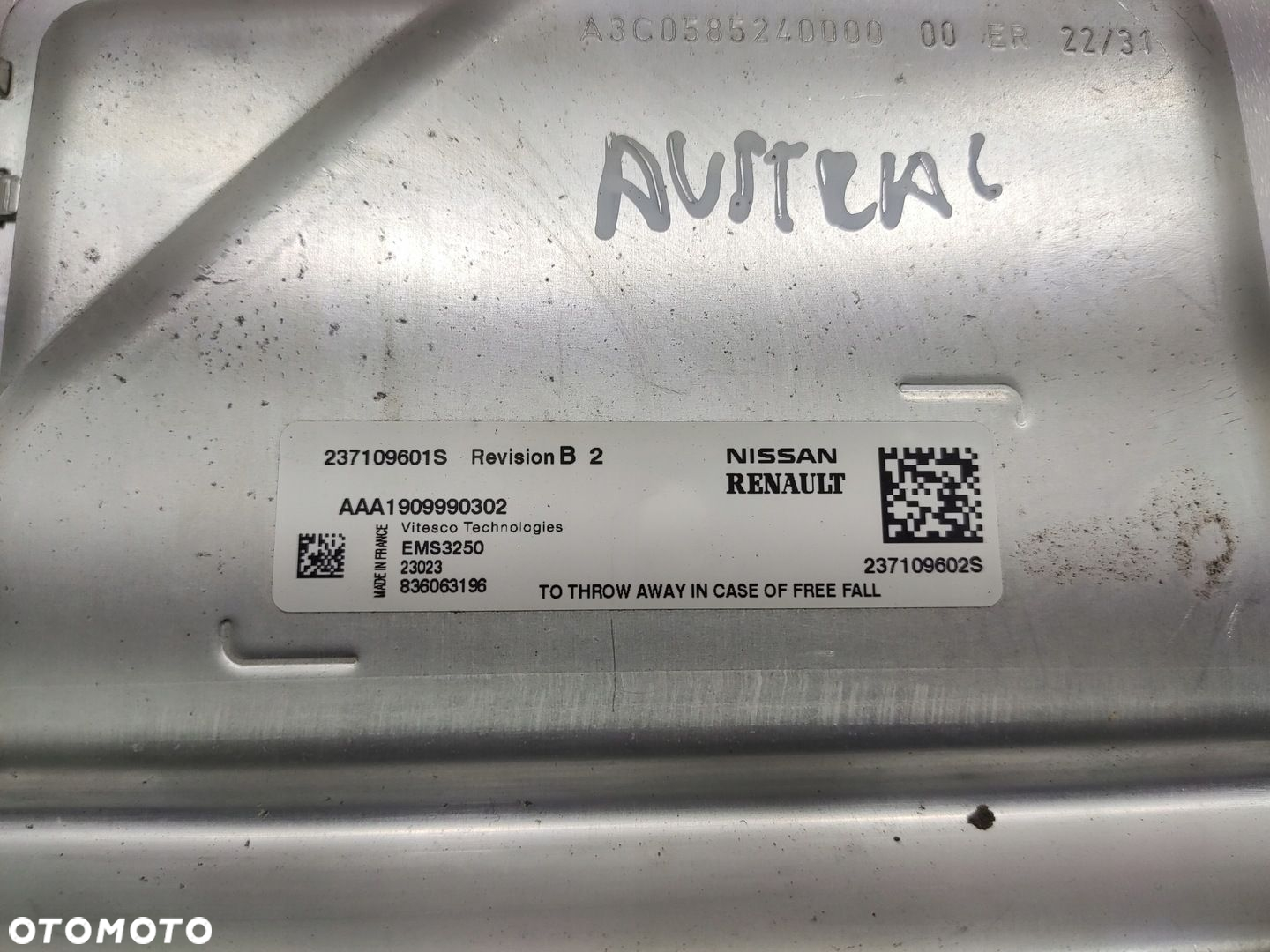 STEROWNIK KOMPUTER SILNIKA RENAULT AUSTRAL 1.2 E-TECH 237109601S 2022-2025 - 4