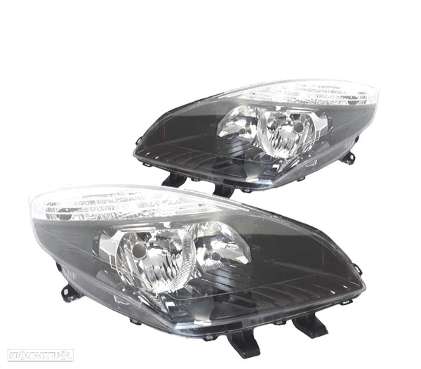 FARÓIS OPTICAS PARA RENAULT SCENIC III 09-