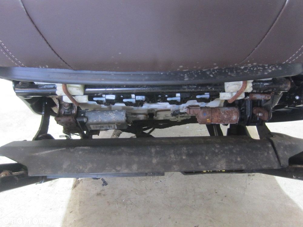 BMW 5 F10 FOTELE FOTEL LEWY KIEROWCY BRĄZOWY BRĄZ MOKKA 52107310120 SKÓRA - 15