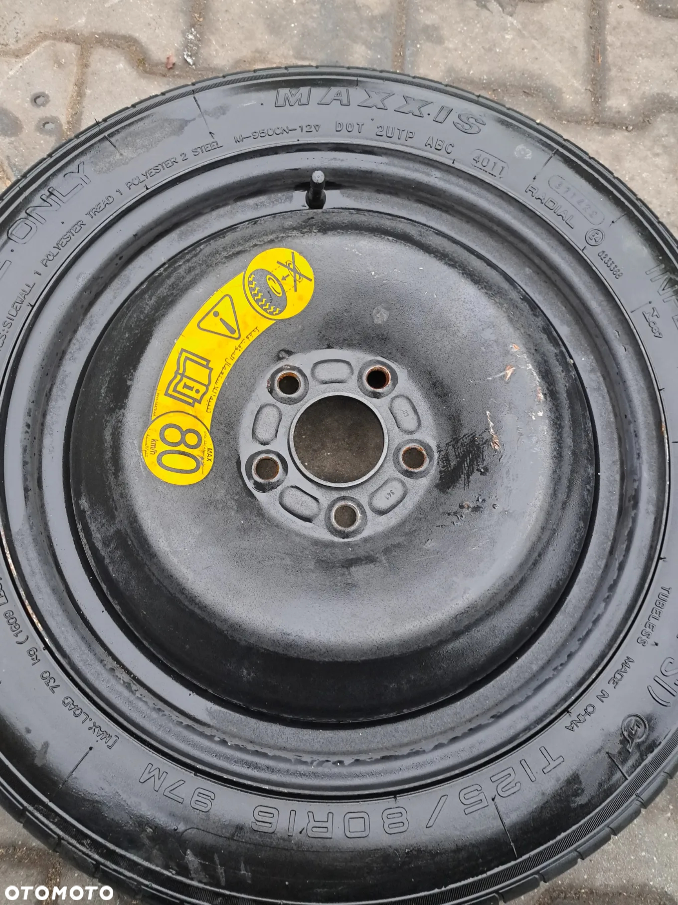Ford Focus mk3 mk4 koło dojazdowe 125 80 r16 c-max mk2 mondeo mk4 mk5 - 3