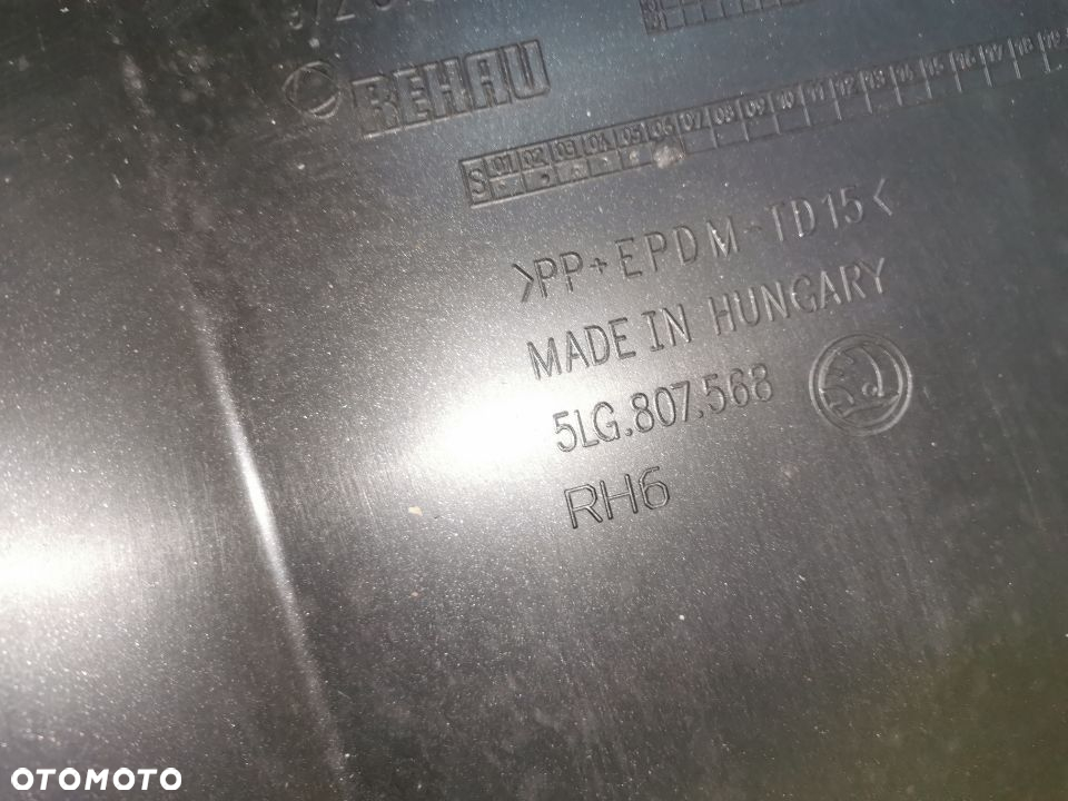 SKODA ENJAQ SPOILER ZDERZAKA TYŁ 5LG807568 - 7