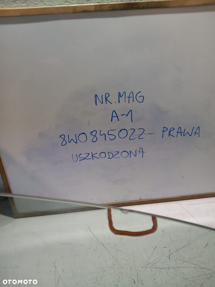 SZYBA DRZWI PRAWA PRZÓD PODWÓJNA AUDI A4 B9 KOMBI 8W0845022 - 2