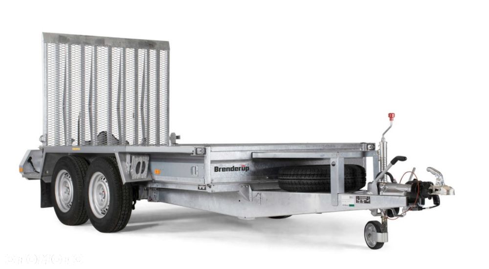 Brenderup Przyczepa MT3080 dmc 2700kg koparkowa mocna koło zapasowe - 10