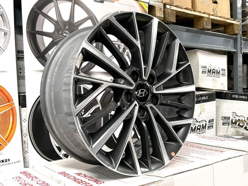 Jante Hyundai Santa Fe, ix35 , Tucson, Ioniq , Veloster , 18 inch, noi, originale, bicolore - 3