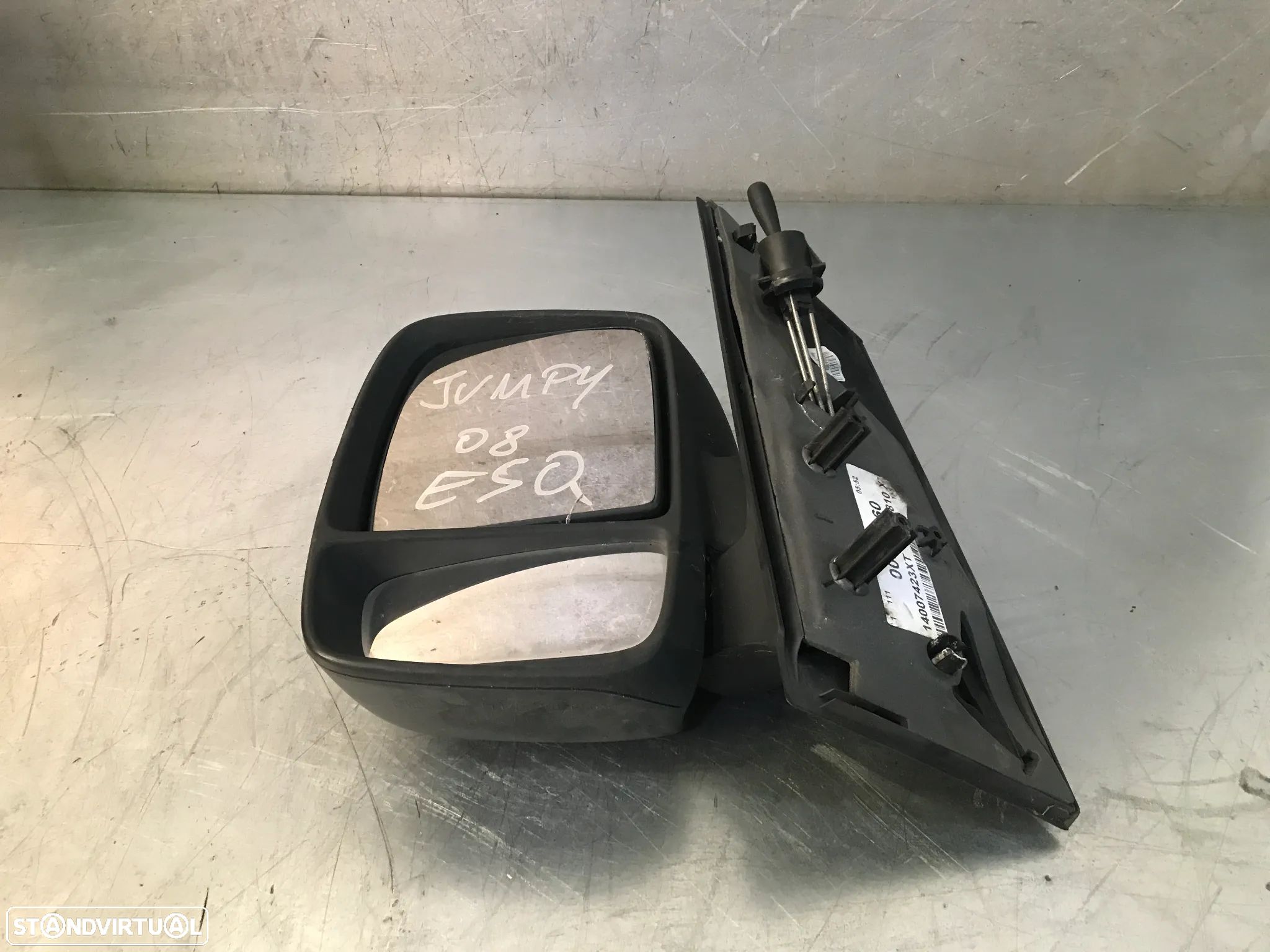 ESPELHO RETROVISOR MANUAL CITROEN JUMPY II / FIAT SCUDO / PEUGEOT EXPERT II 06-14 - ESQUERDO - 1