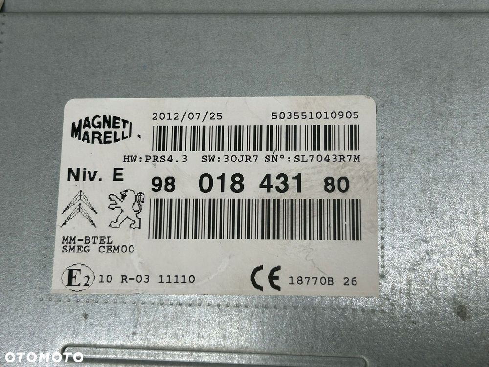 radioodtwarzacz stacja multimedialna peugeot 208 9801843180 - 5