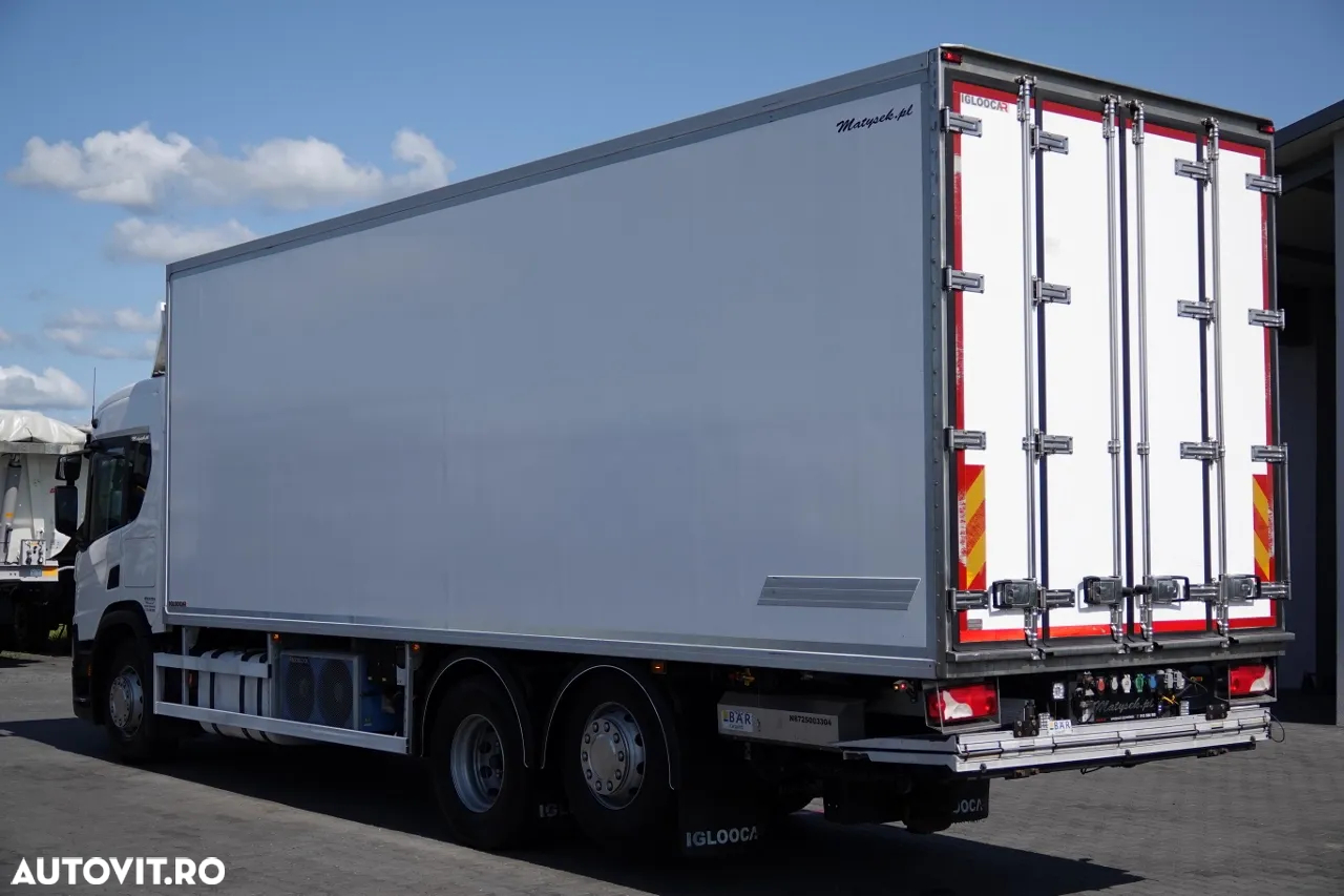 Scania P 410 / TRANSMISIE LA RECE / SLAVE / unitate FRIGO BLOCK / 2X LIFT DE ÎNCĂRCARE / TEMPERATURĂ MULTIMEMBRU DUPĂ CONTRACTUL DE SERVICE GOLDEN / - 3