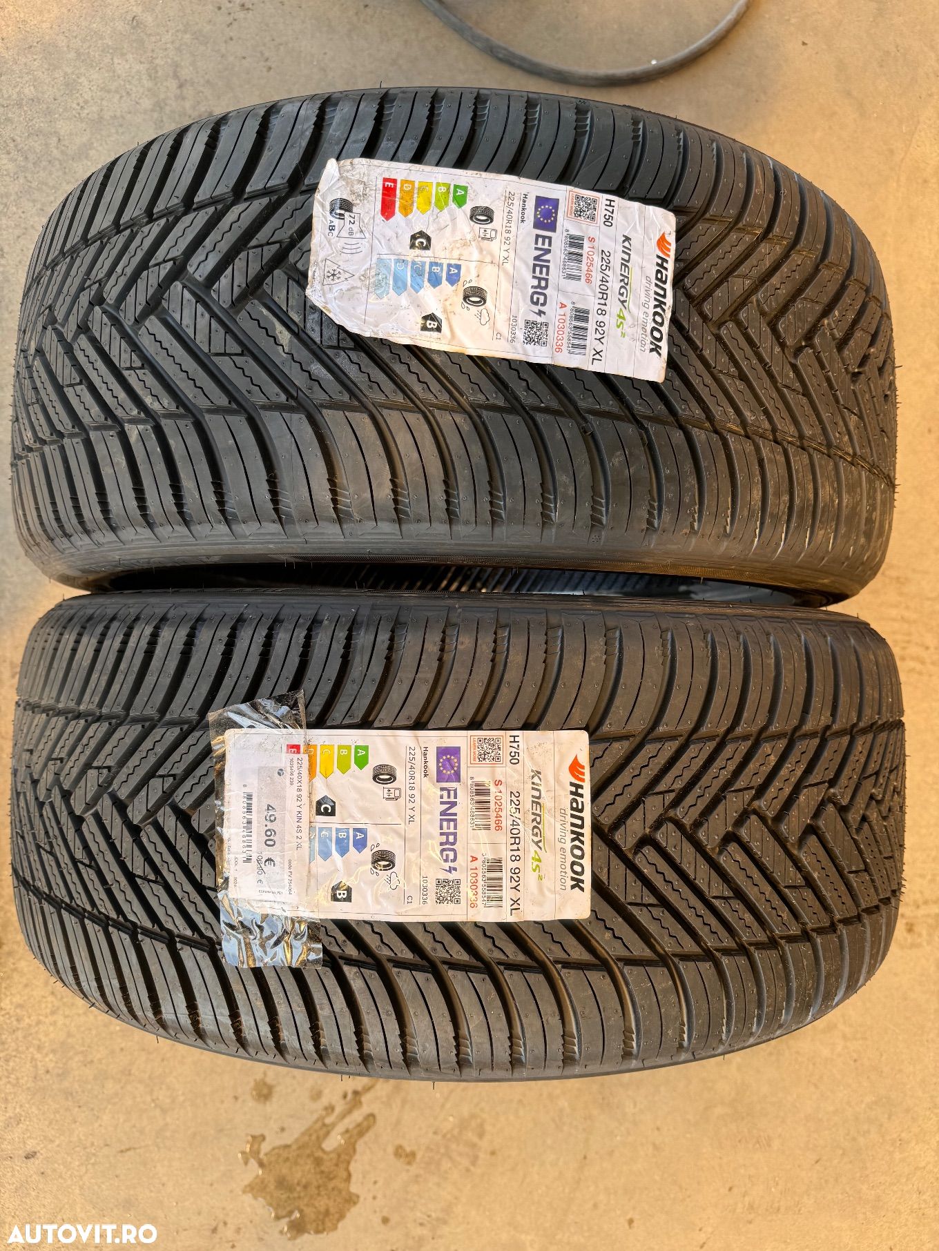 Vând 2 anvelope 225/40/18 hankook allseason noi - 1