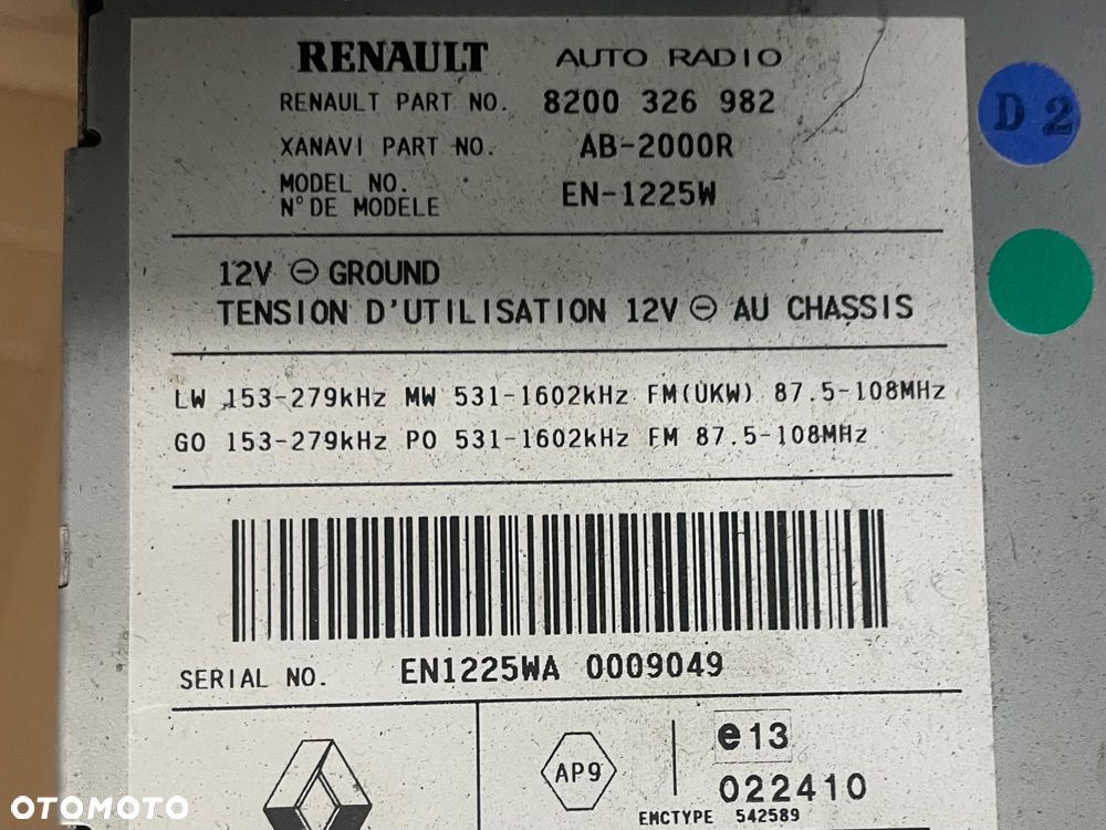 8200326982 tuner radia cabasse renault laguna 2 II lift - 4