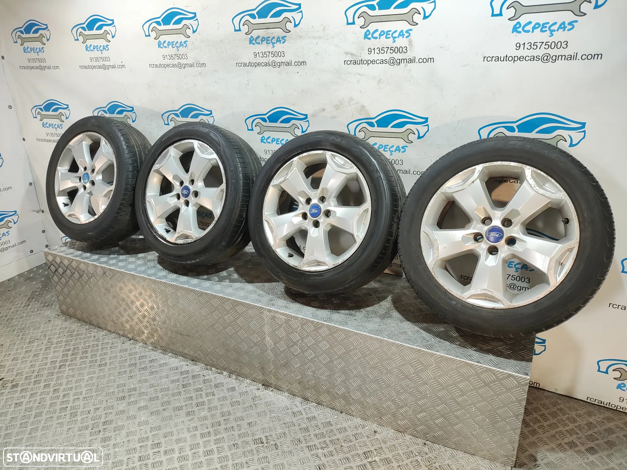 Conjunto Jantes 18 Originais Ford Kuga 1 Mk1 7,5J ET52,5 5x108 - 2