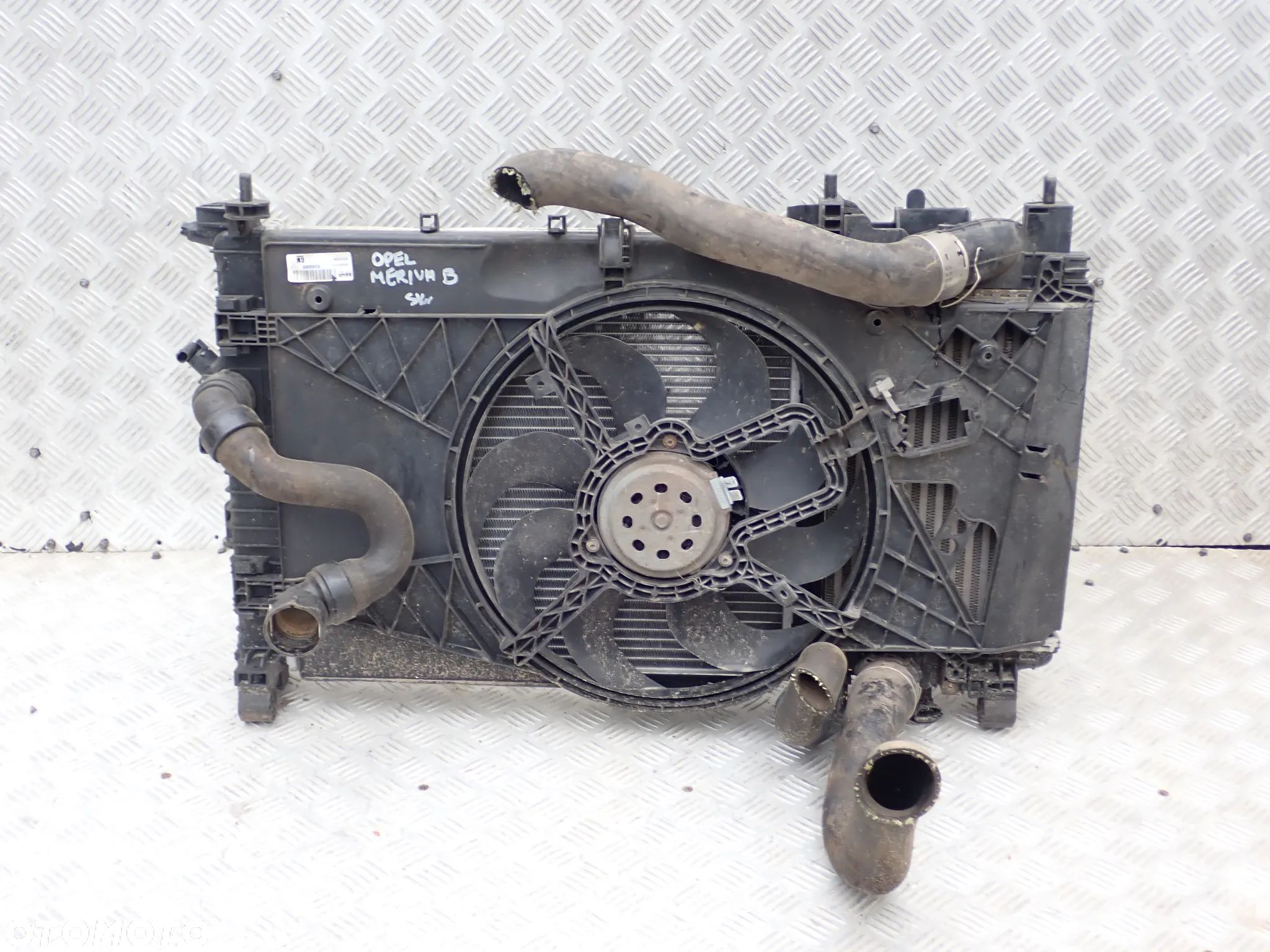 CHŁODNICA WENTYLATOR OPEL MERIVA B  R3455005   W6830001  Z5371002 - 1