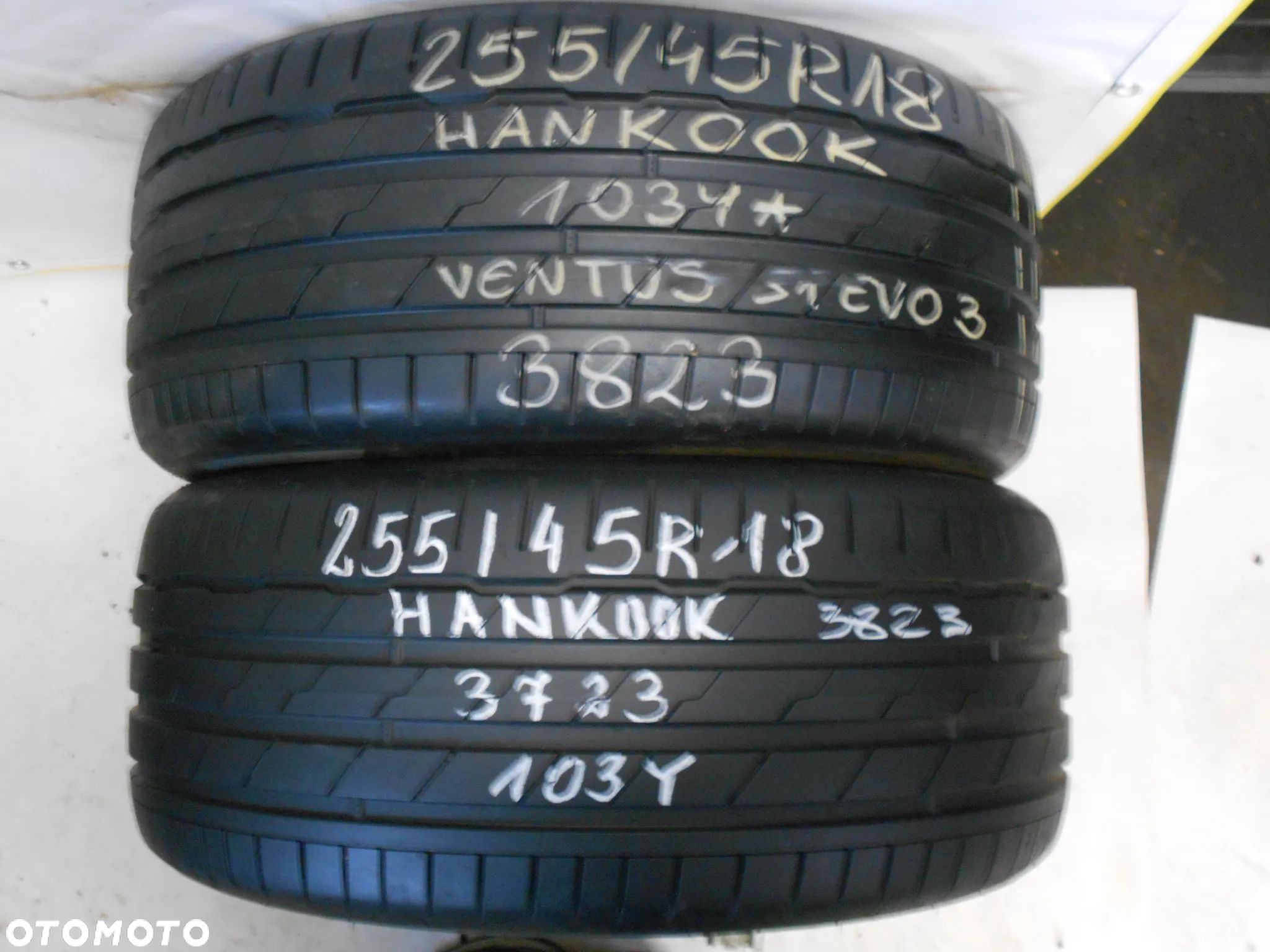 OPONY 255/45R18 HANKOOK VENTUS S1 EVO 3 DOT 3823 6.9MM - 1