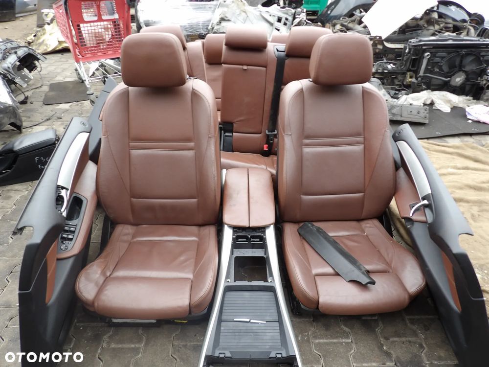 BMW - E70,X5 - FOTELE , KANAPA , TUNEL ŚRODKOWY , BOCZKI - UK - SPORT PO LIFT - OGRZEWANE - KOMPLET - 1