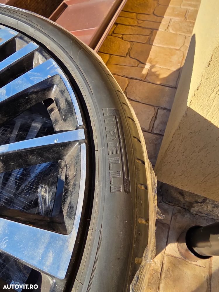 Jante 22 originale Volvo XC90 si cauciucuri vara Pirelli 275/35/R22 - 5