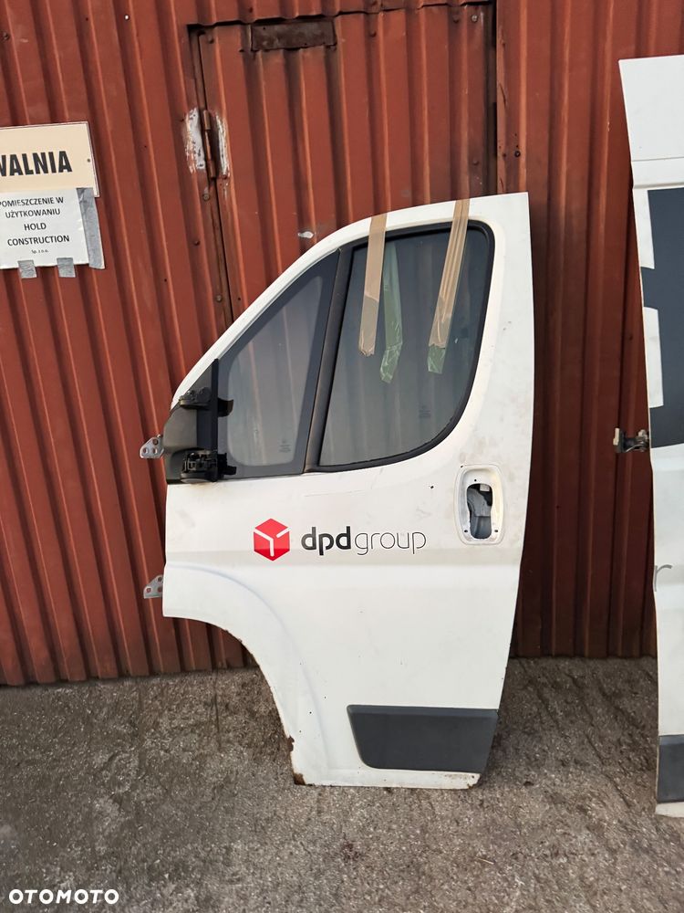 Fiat ducato 3   Przesuwne boczne maska  biała białe 06-14 drzwi prawe lewe boczne tylne ducato - 5