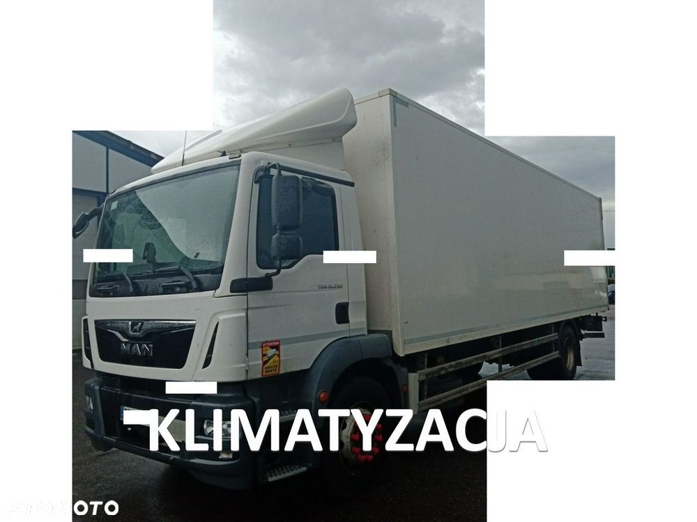 MAN TGM 18.290 Euro 6 kontener 21 pal ład.11030kg! Sprowadzony - 1