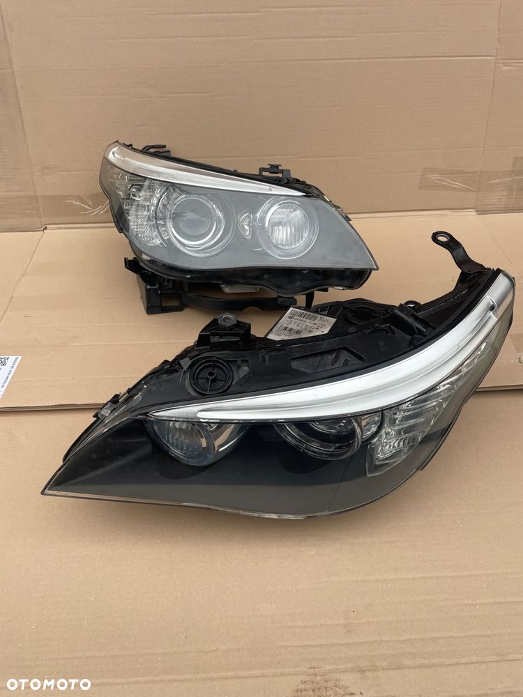bmw e60 e61 lampy lampa lift xenon skrętny EUROPA  kompletne - 2