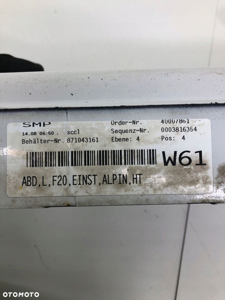 BMW F20 NAKŁADKA LISTWA PROGOWA LEWA A300 - 6