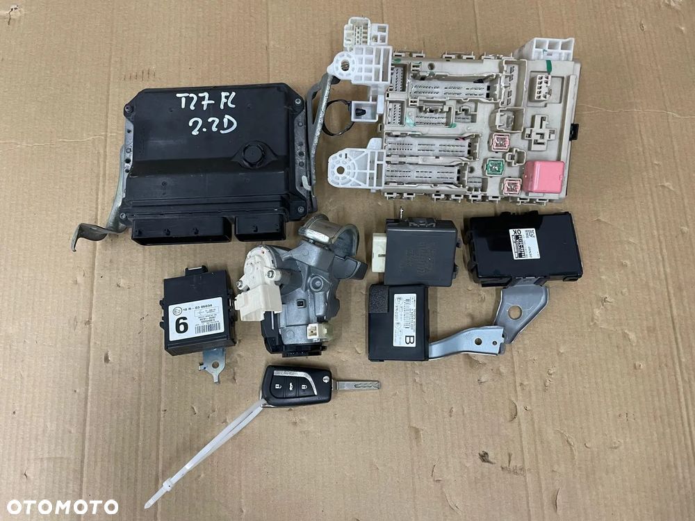 ZESTAW DO ODPALENIA KOMPUTER TOYOTA AVENSIS T27 LIFT 2.2 D4D 89661-05K60 - 1