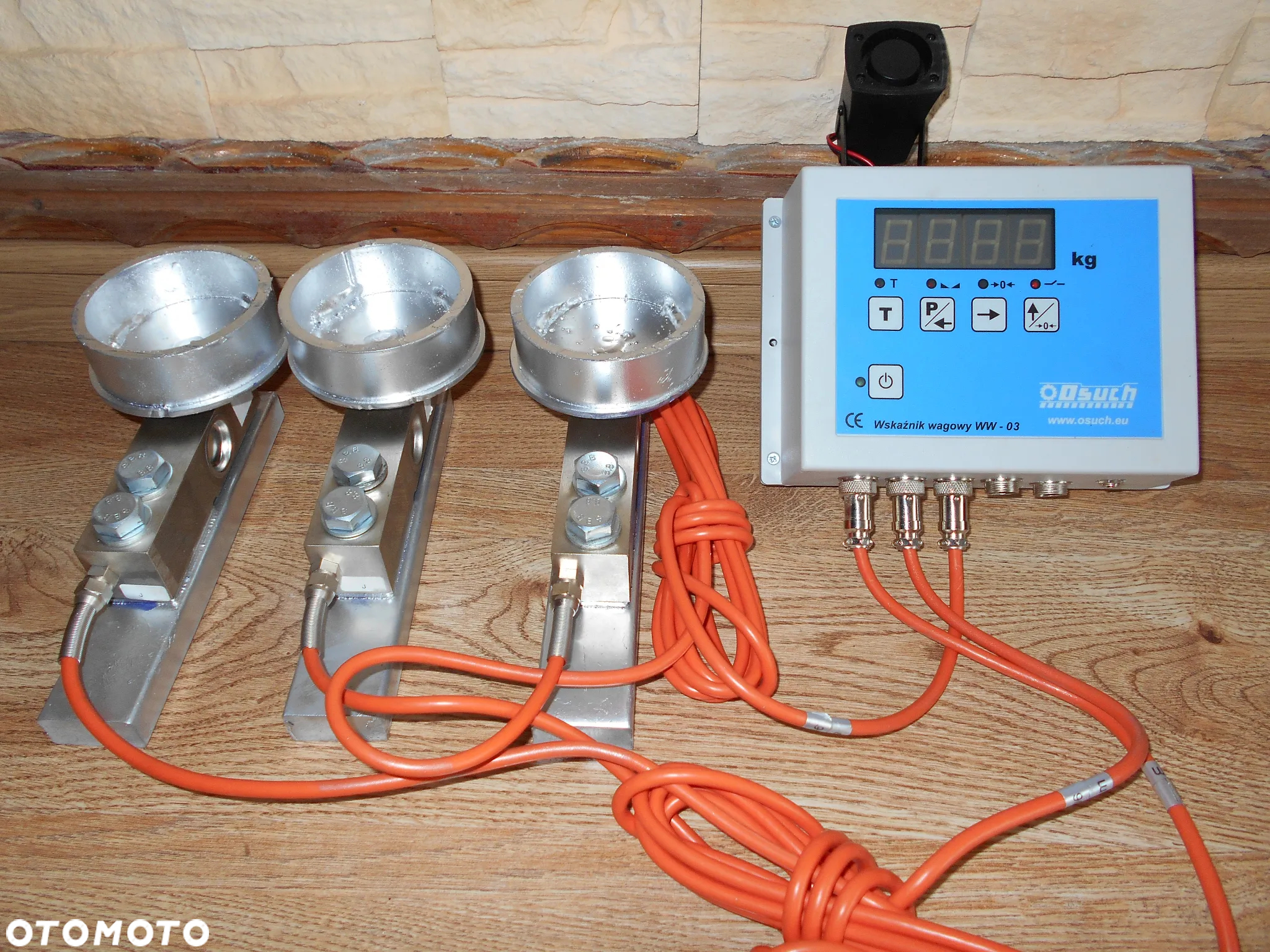 Waga elektroniczna - miernik WW 3 OSUCH pod mieszalnik do pasz 3-czujnikowa - 8