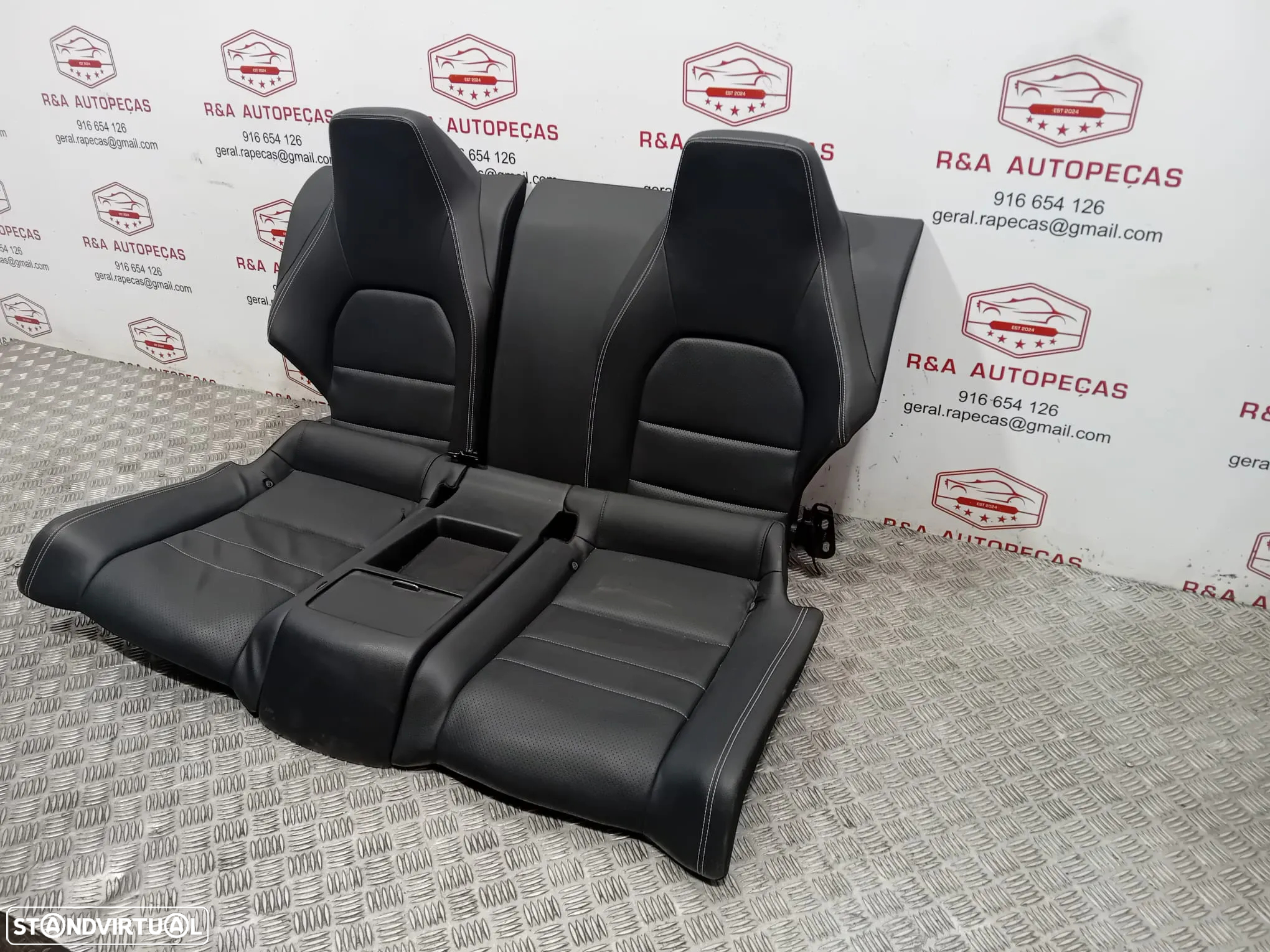Conjunto de Bancos Mercedes Class E Coupé W207 Elétricos em Pele Original - 4