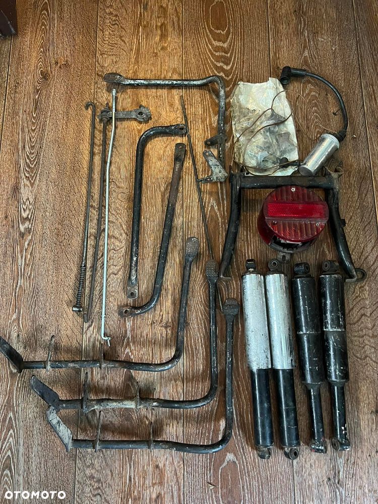 Części Simson S50 S51 Amortyzatory pedał hamulca Stopka Mocowanie Bęben - 1