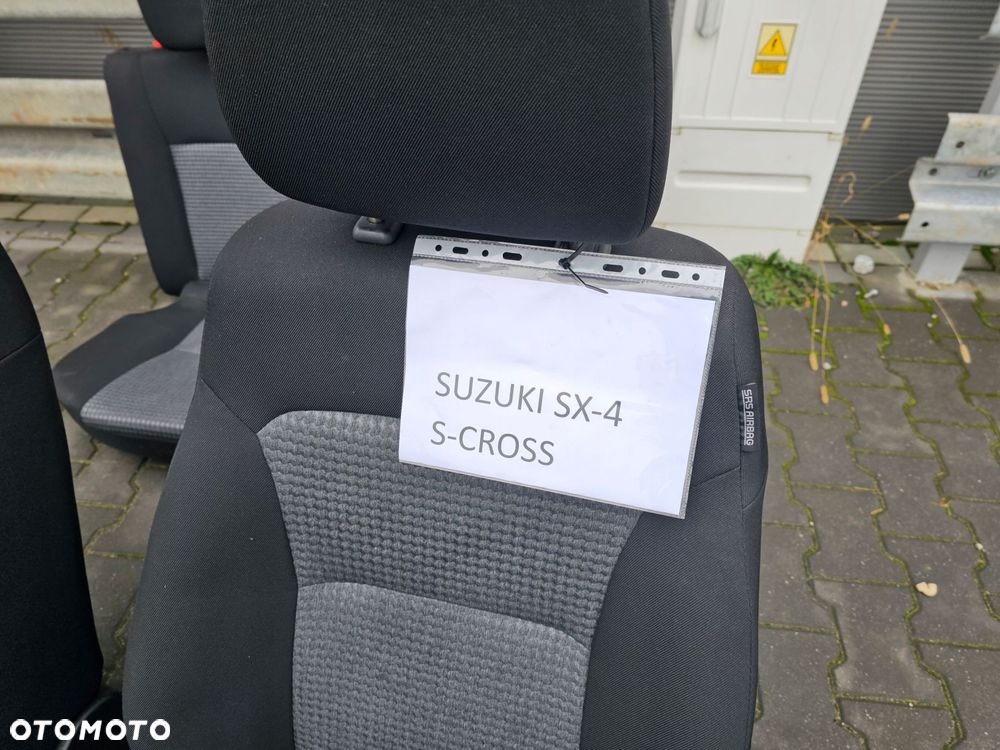 suzuki sx-4 s-cross 21- fotele kanapa komplet przód tył - 14