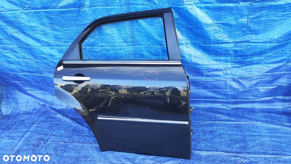 DRZWI PRAWY TYŁ TYLNE KOMPLETNE CZARNE PXR ORYGINALNY LAKIER KLAMKA CHROM CHRYSLER 300C LIFT SEDAN KOMBI - 1