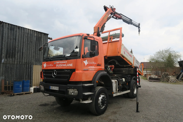 Mercedes-Benz AXOR / 4X4 / wywrot / 4,00m / + HDS Z Palfinger PK 9501 / samochód specjalny / PILOT