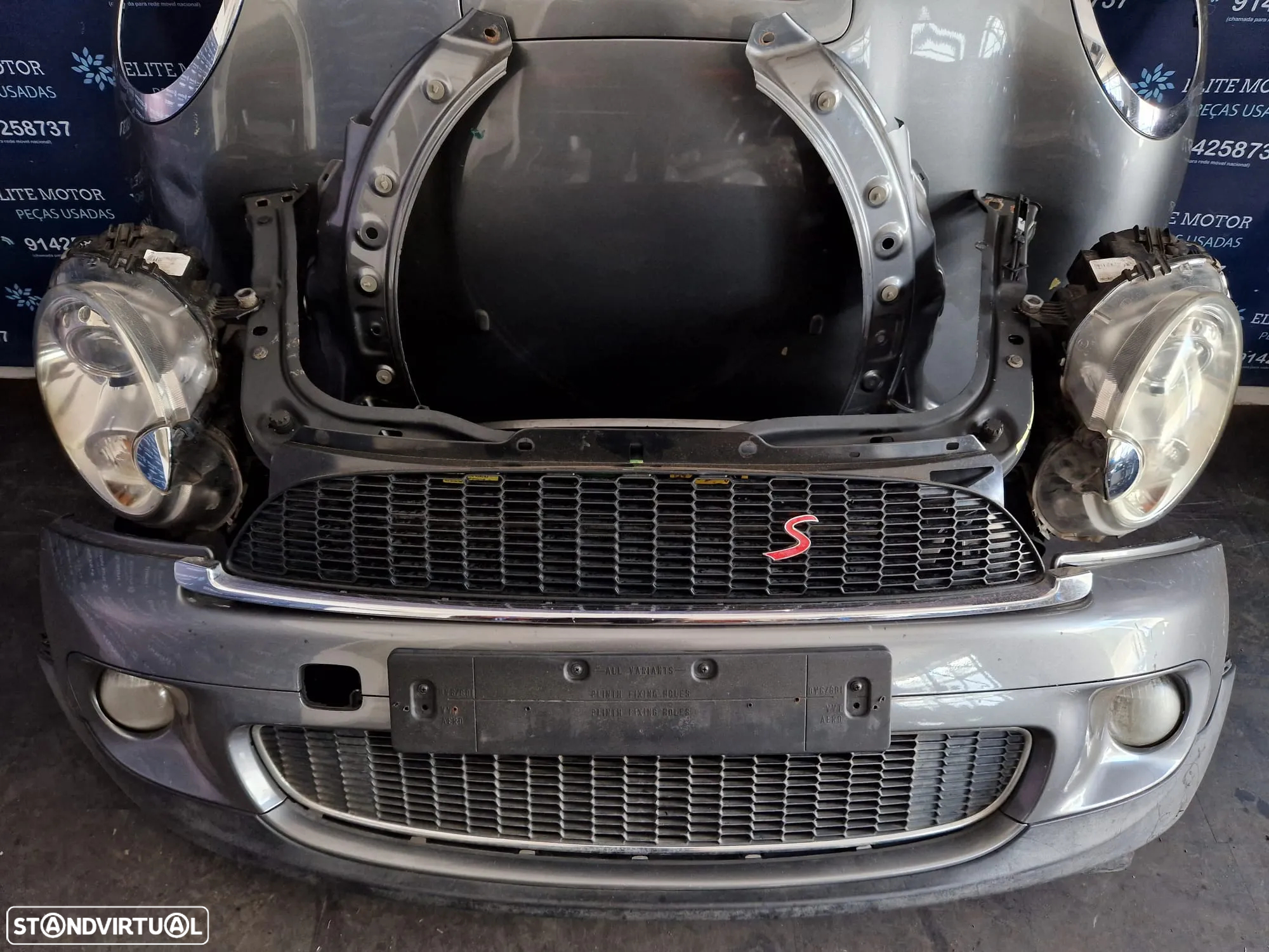 Frente completa usada MINI COOPER S R56 XENON R55 R57 capot parachoques oticas guardalamas - 4
