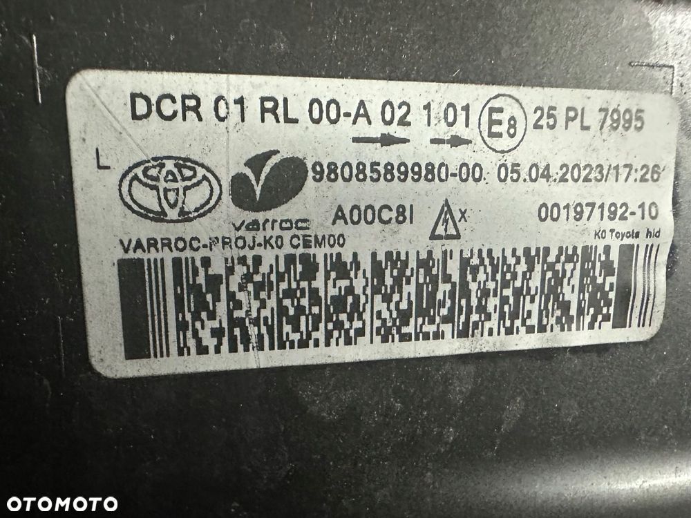 TOYOTA PROACE LAMPA LEWA BI XENON LED 9808589980 - 11