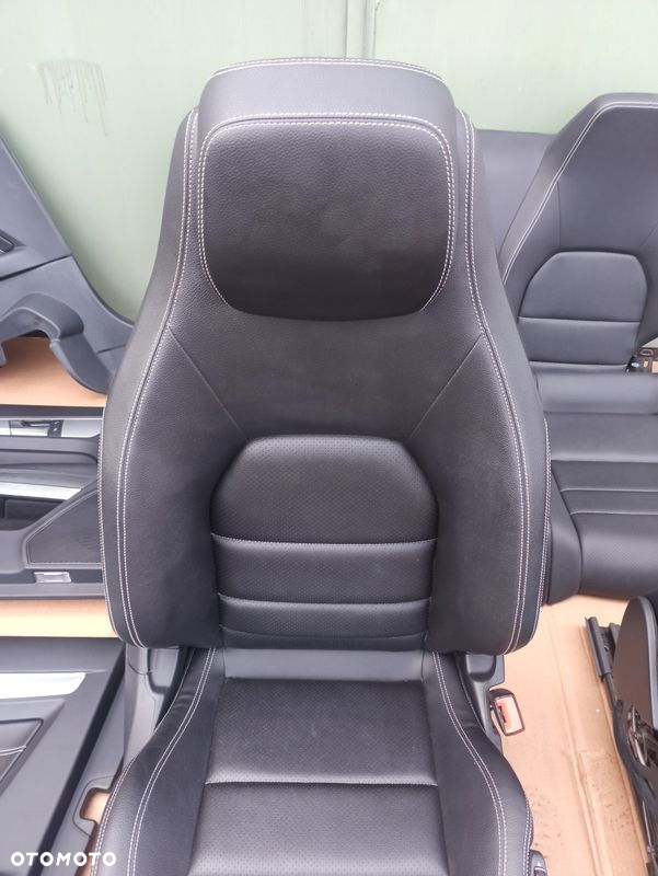 Fotele kanapa wnętrze skóra MERCEDES E-KLASA W207 COUPE LIFT AMG 16r grzane - 6