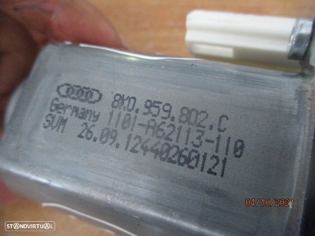 Motor Elevador Vidro 8K0959802C AUDI A1 2013 FD AUDI A1 SPORTBACK 8X FASE 2  2017 1.6TDI 115CV 5P PRETO FD - 2