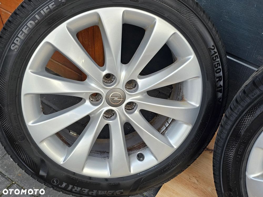 KOŁA FELGI ALUMINIOWE OPONY LETNIE OPEL ASTRA J K MOKKA 17 cali 5X105 ET42 215/50/17 - 7