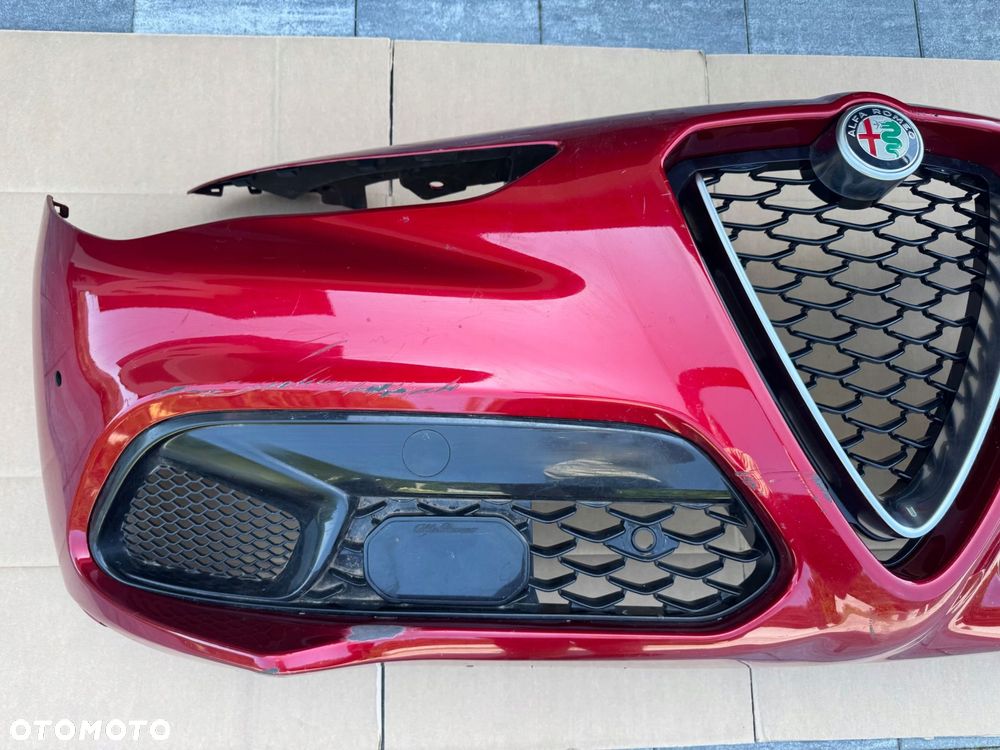 zderzak przód alfa romeo stelvio lift pdc oryginał ładny stan - 4