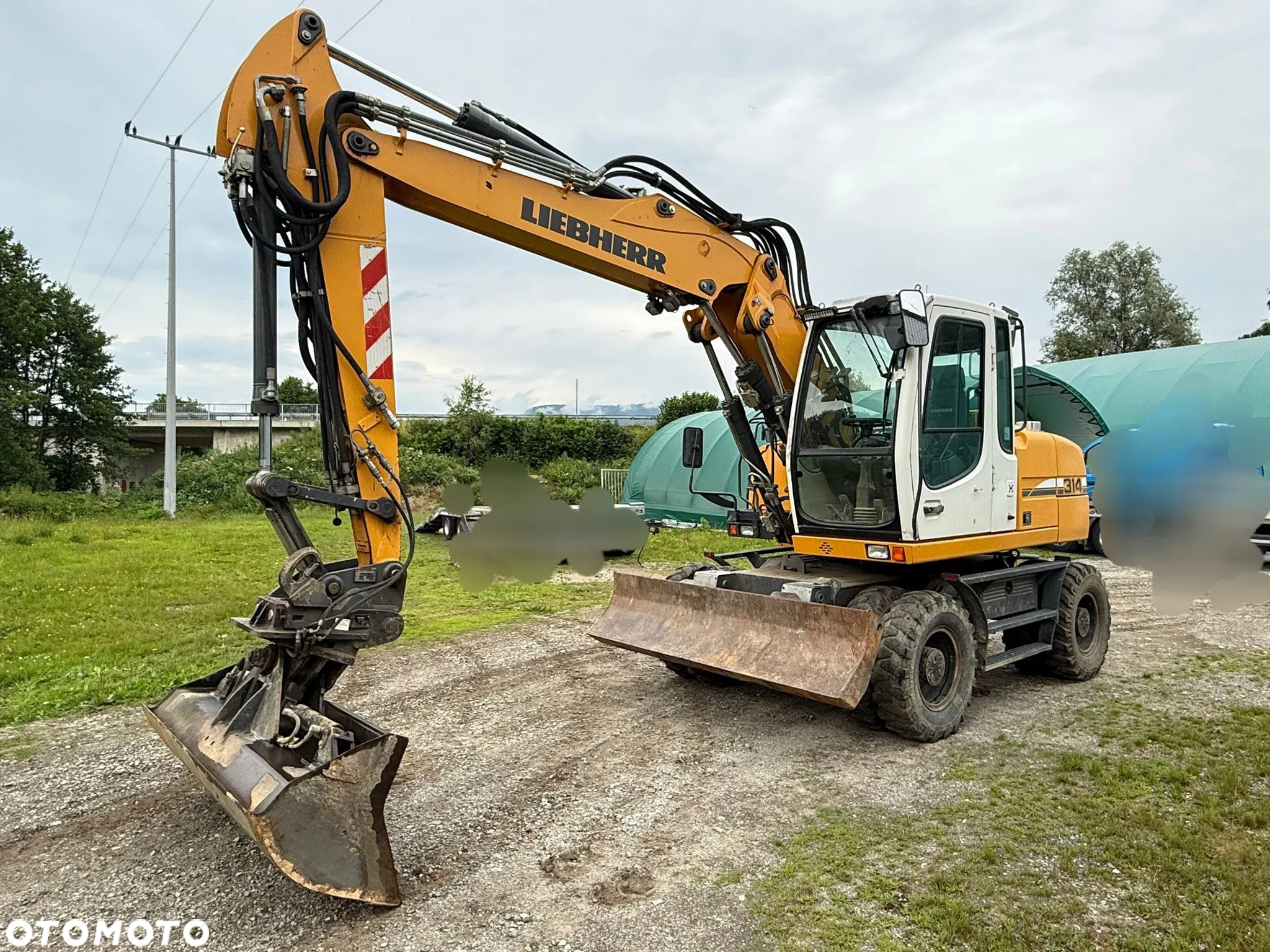 Liebherr A314 TYLKO 8344 MTH Z NIEMIEC / 312 / 316 - 5