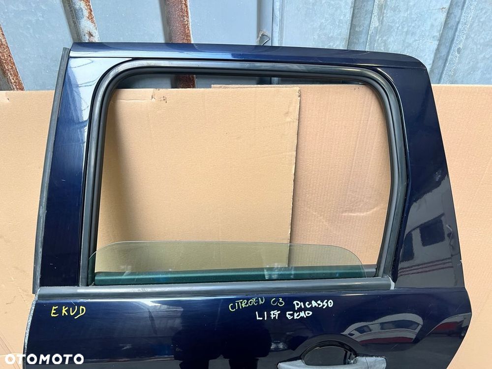 Drzwi TYLNE LEWE lewy tył CITROEN C3 PICASSO LIFT kod lakieru: EKUD - 2