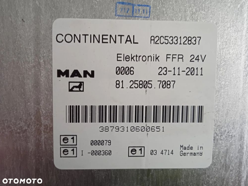 Moduł sterownik Man 24V 81.25805-7087 - 2